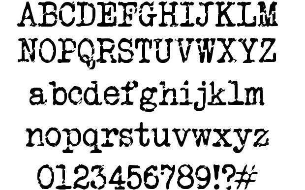 Typewriter font download for word